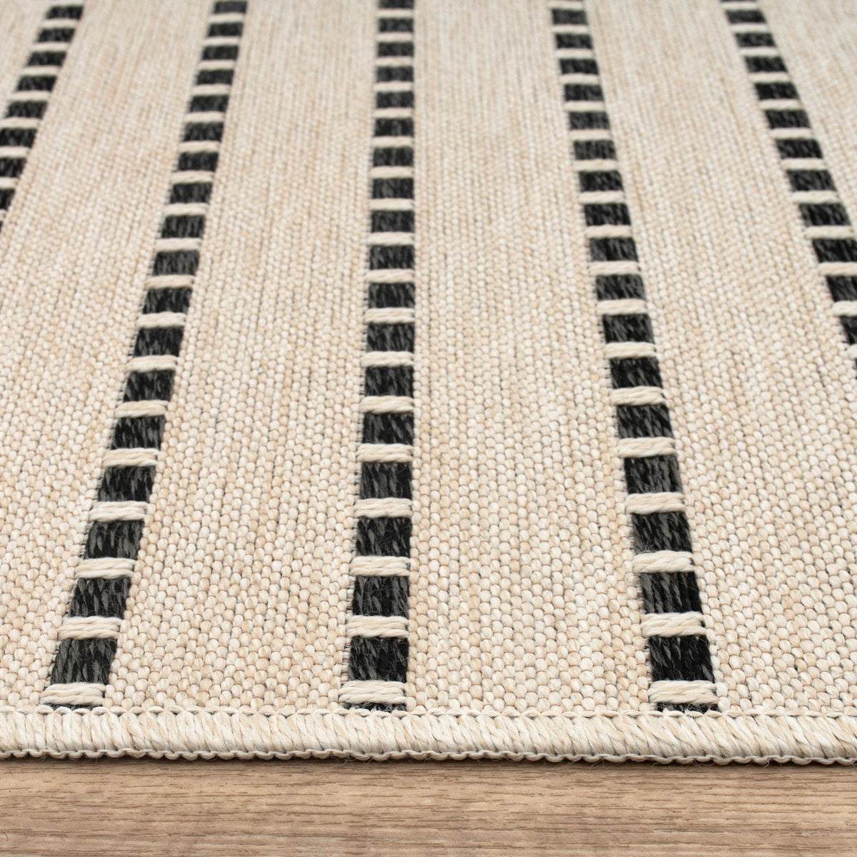 East Green Ottenby Dashed Stripe Outdoor Area Rug