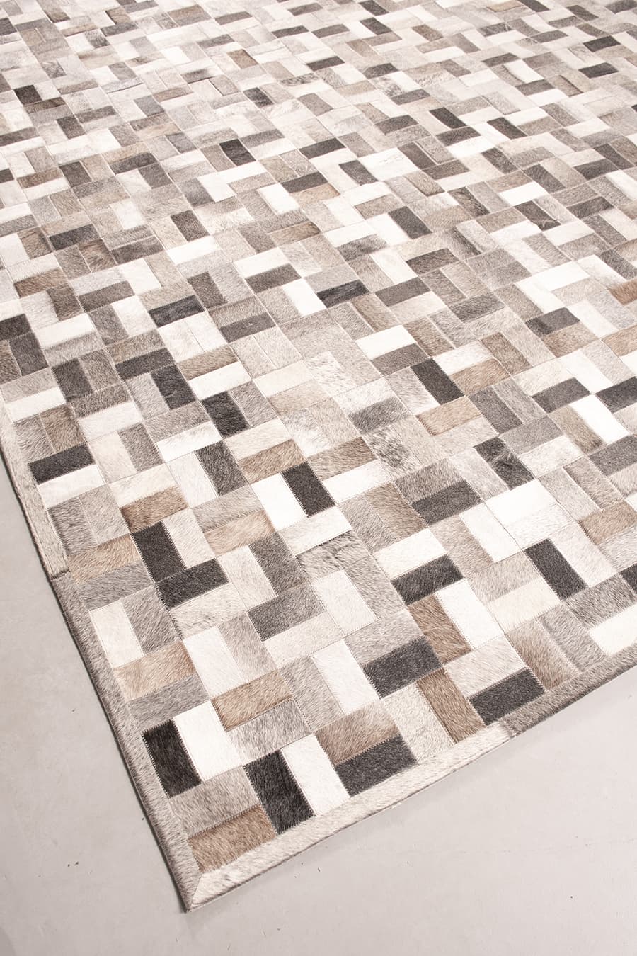 PARQUET – Bespoke Cowhide Rug - Homelosophy, view 6