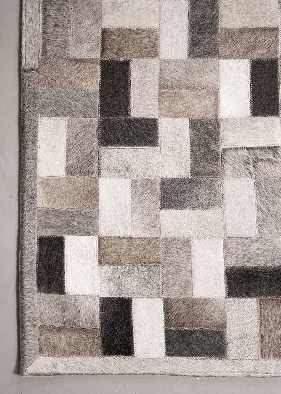 PARQUET – Bespoke Cowhide Rug - Homelosophy, view 9
