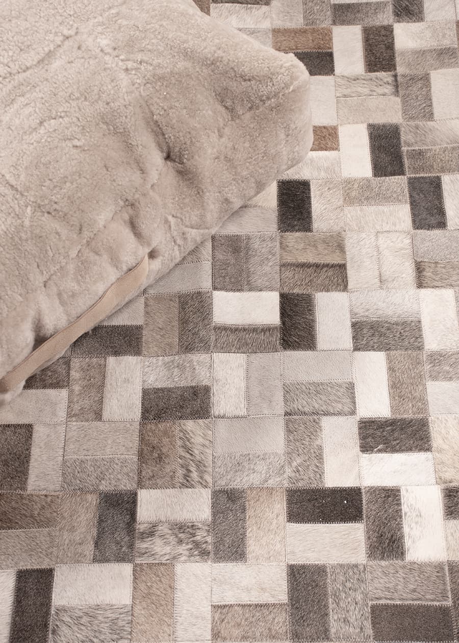 PARQUET – Bespoke Cowhide Rug - Homelosophy, view 4