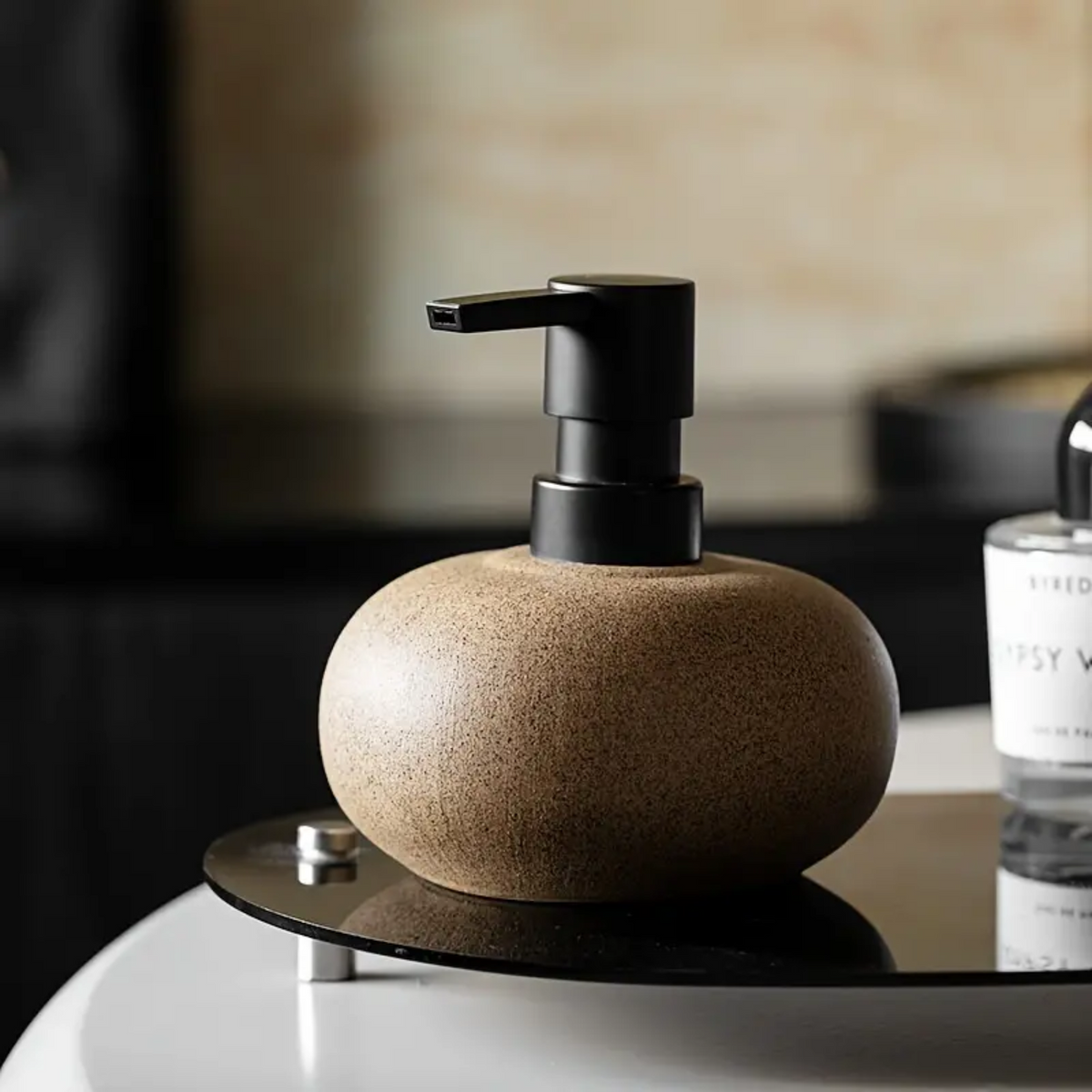 Pebble Ceramic Soap Dispenser - Source by Studio Skara, view 3