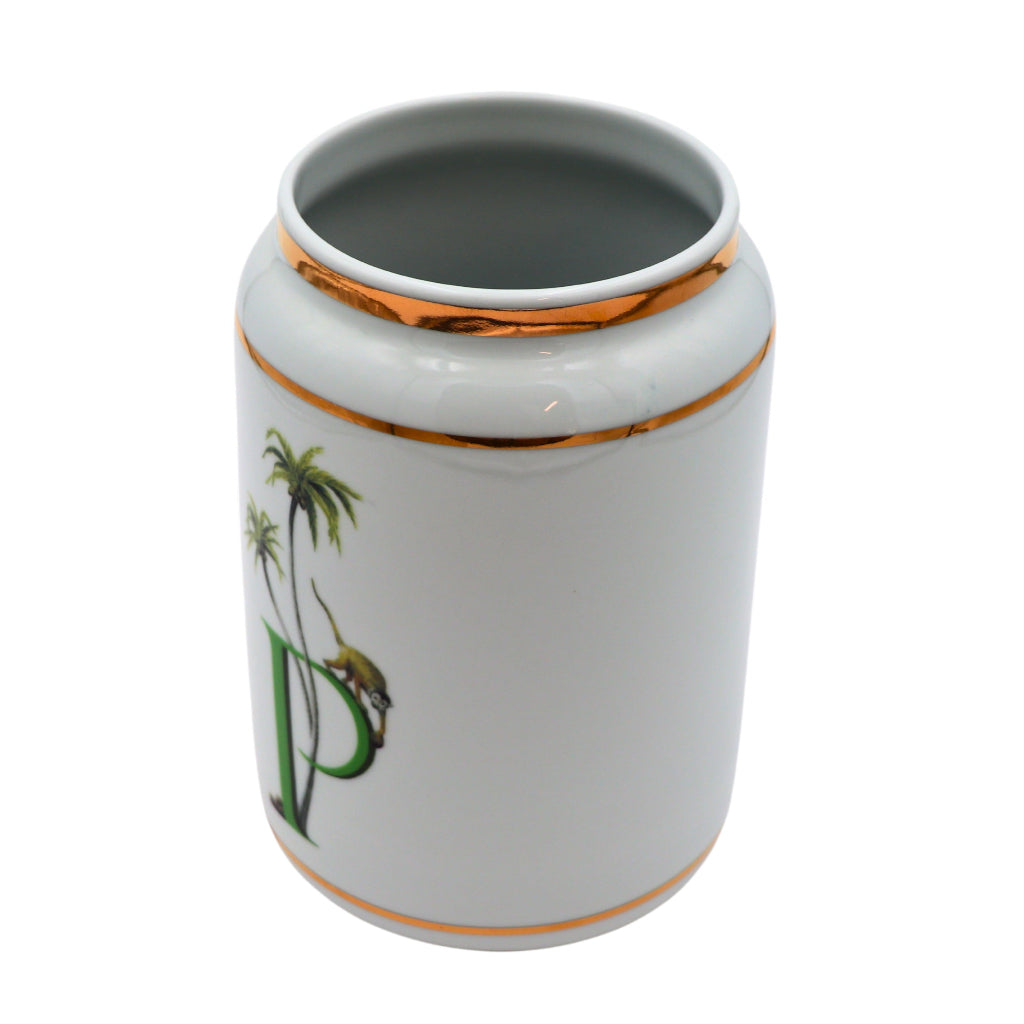 Green Tropical Vase