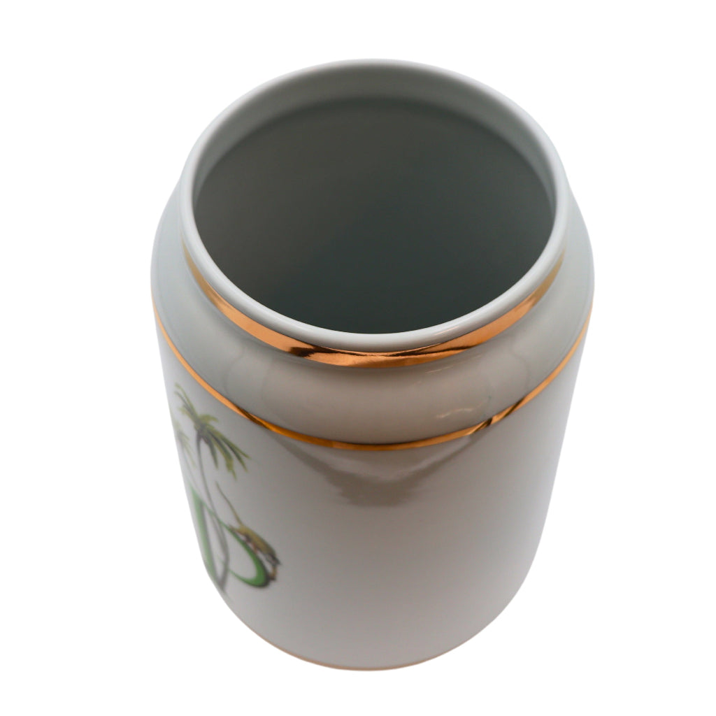 Green Tropical Vase