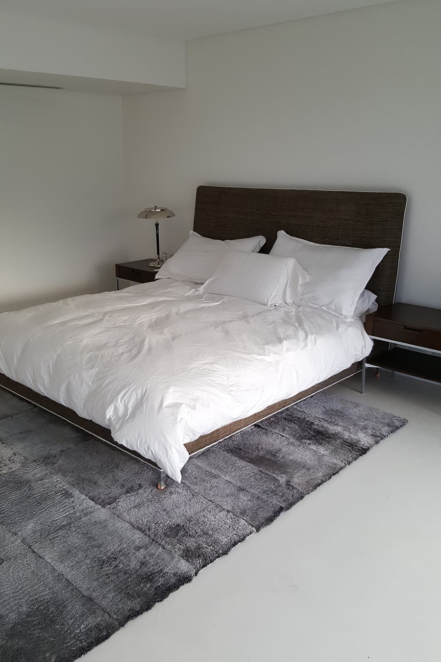 PLAIN STACKED - Charcoal Lambskin Rug - Homelosophy, view 5