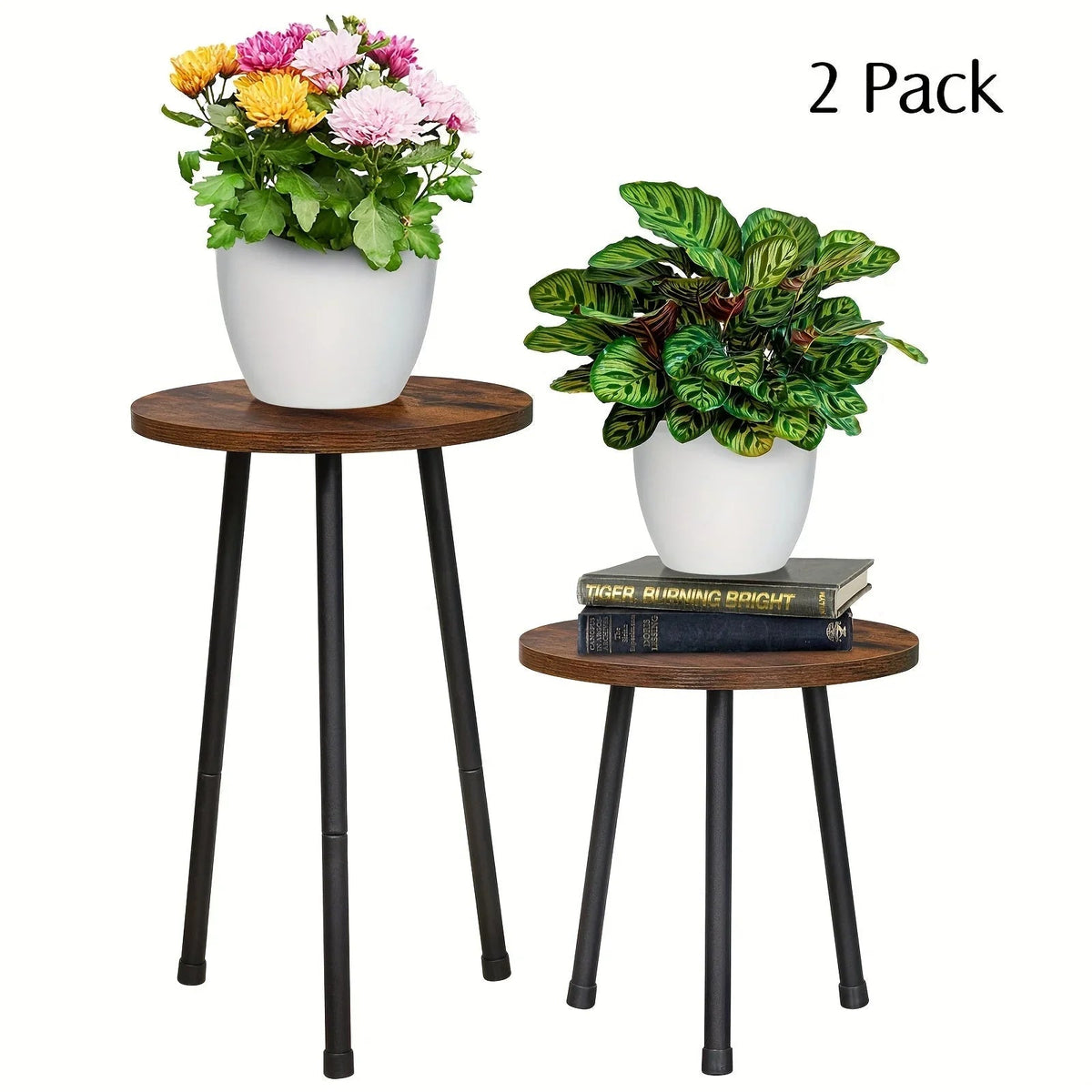Plant Stand - Mid-Century Wooden Small