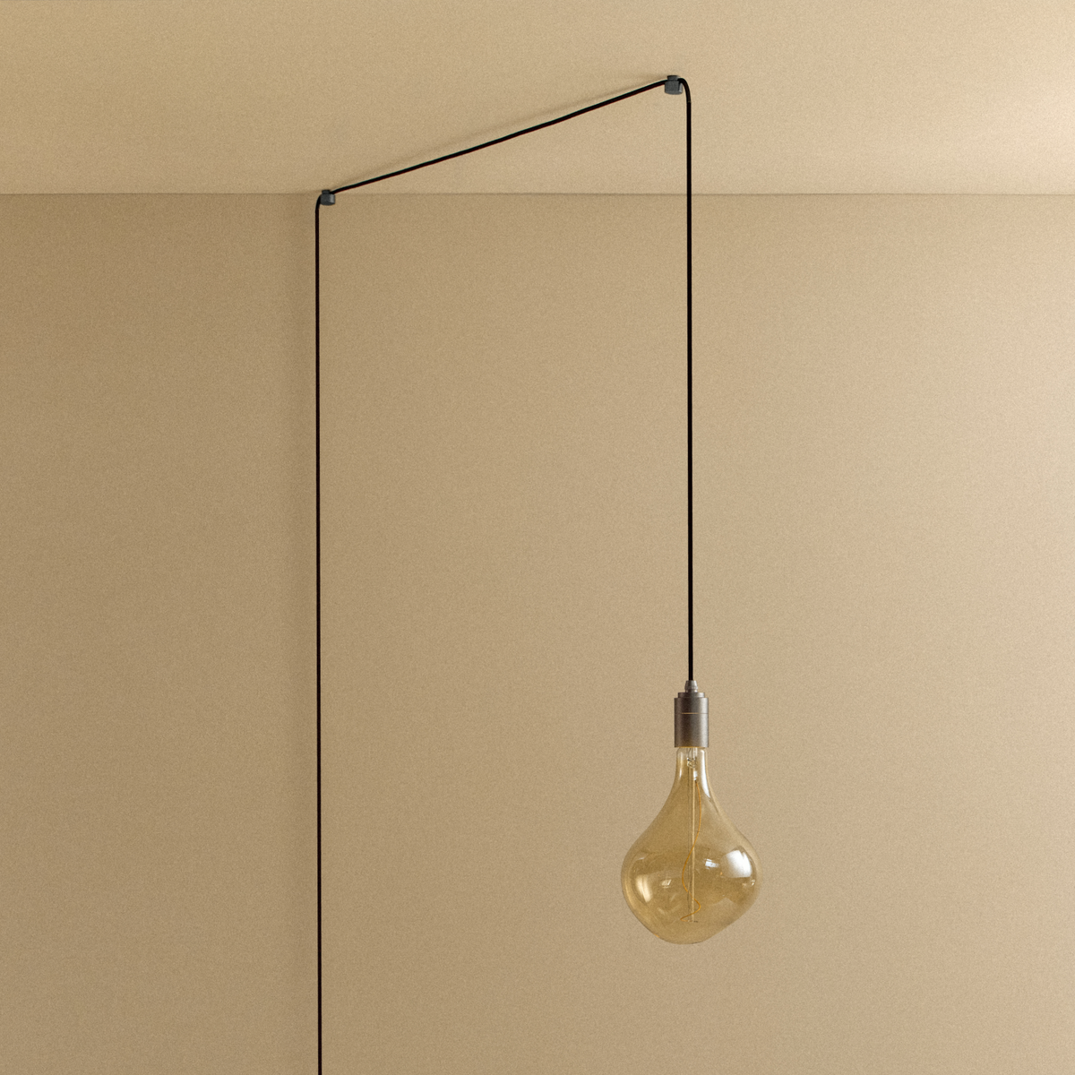 Voronoi II Plug-In Pendant in Graphite