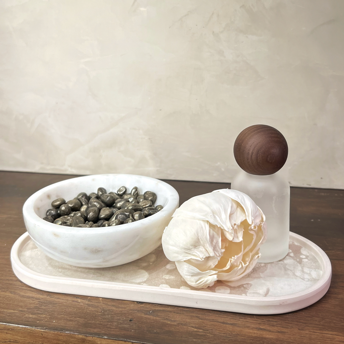 Mini Polished Pyrite Pebbles - Source by Studio Skara, view 2