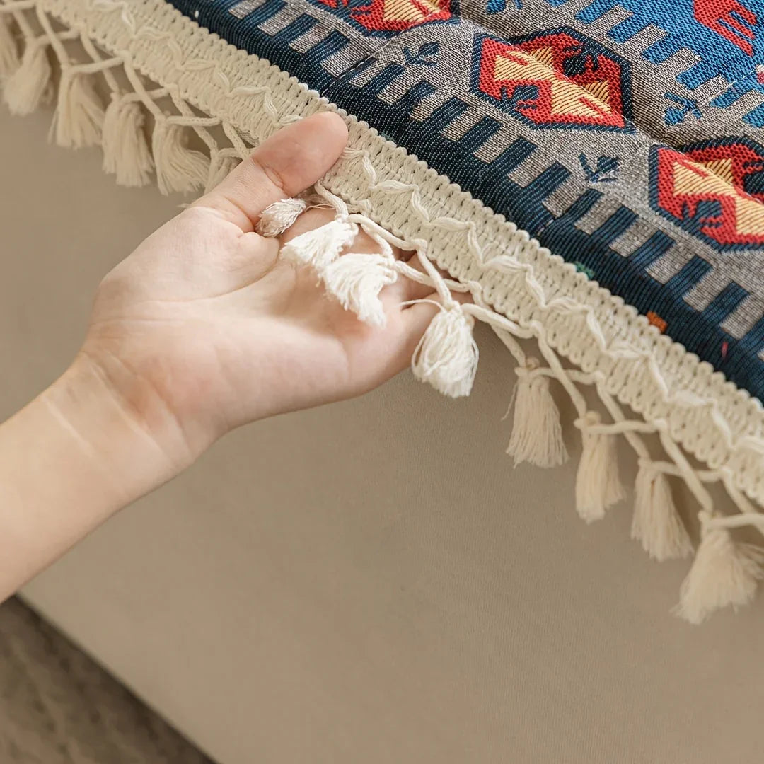 Quilted Sofa Cover - Non-Slip Thickened Ethnic Style
