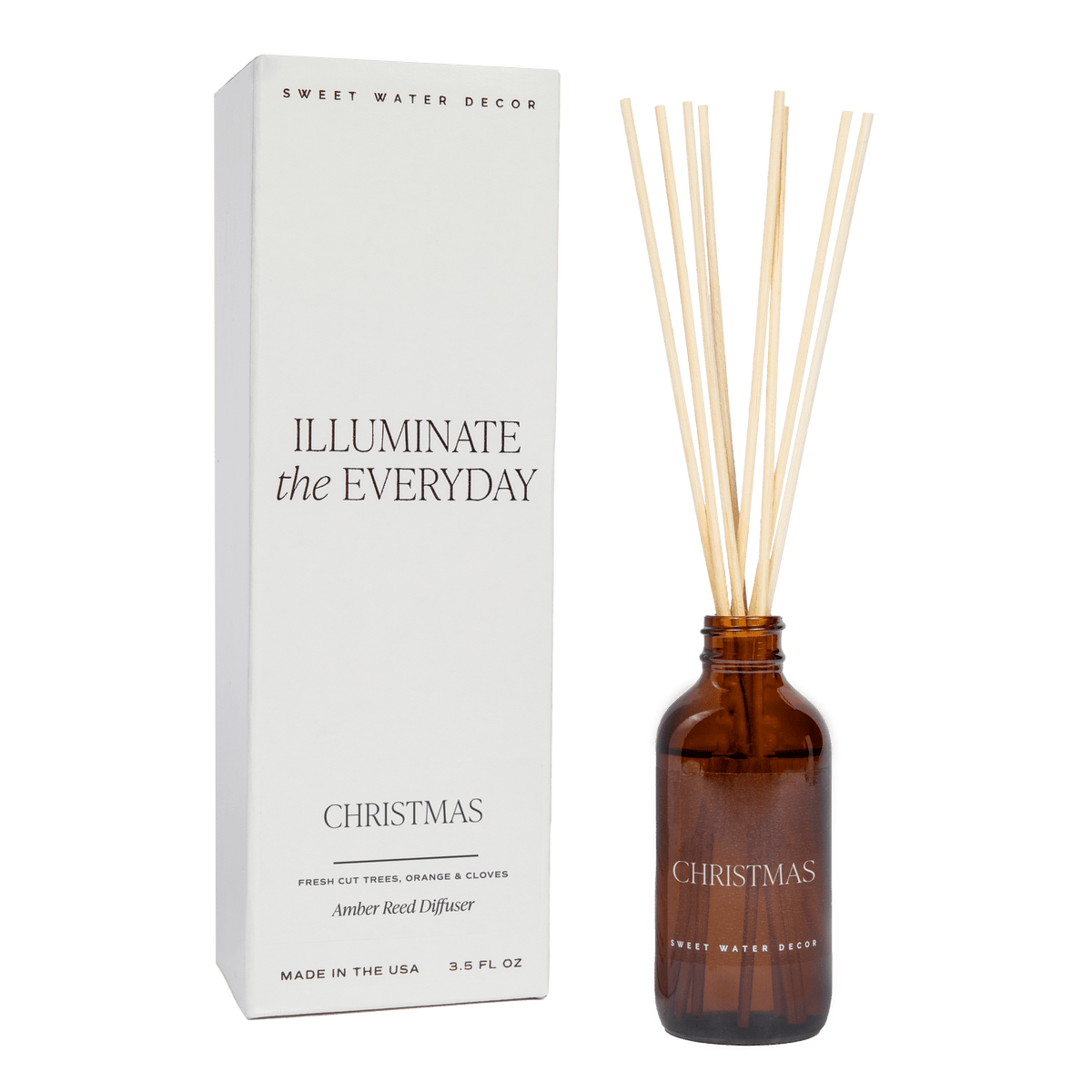 Christmas Amber Reed Diffuser - Sweet Water Decor