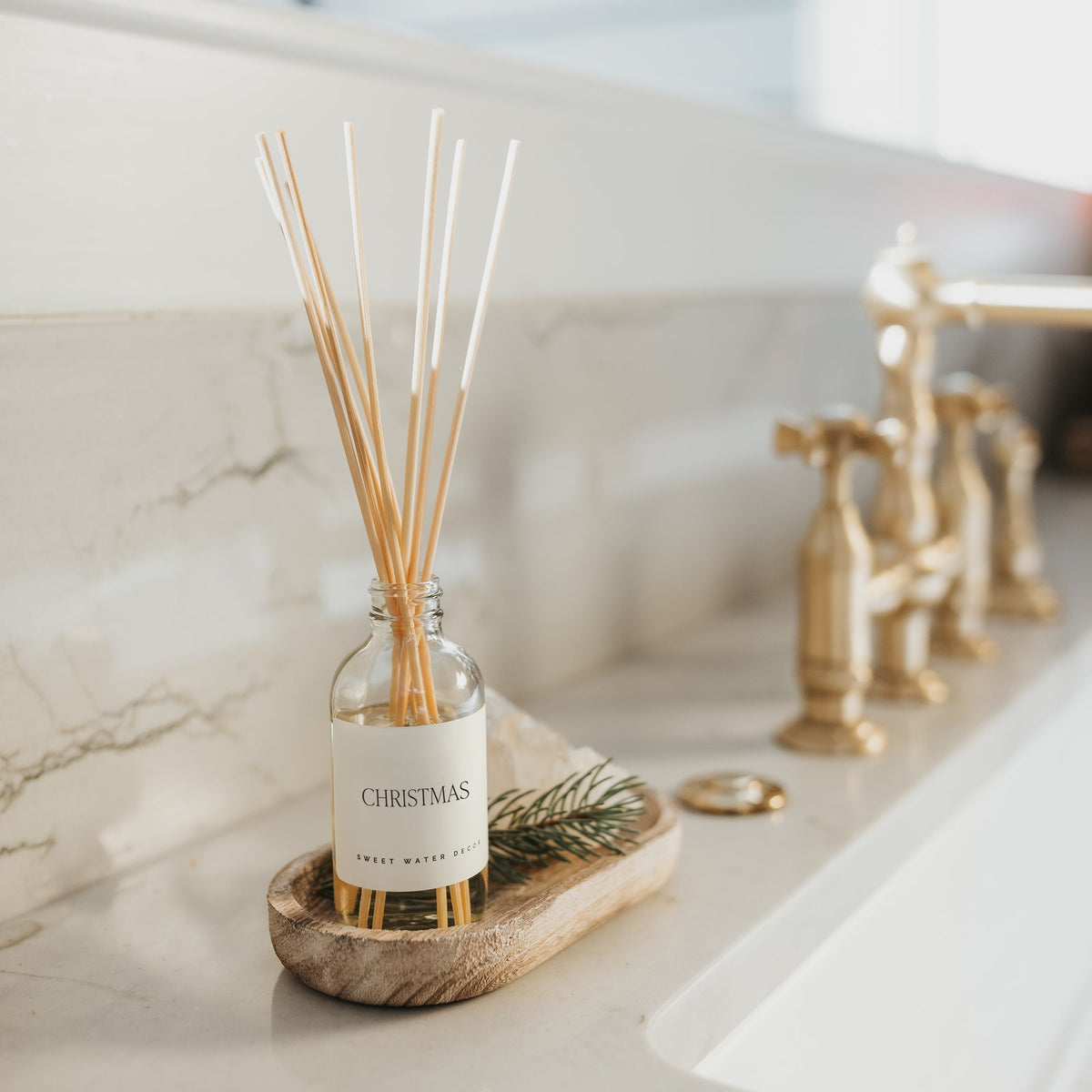 Christmas Clear Reed Diffuser - Sweet Water Decor, view 3