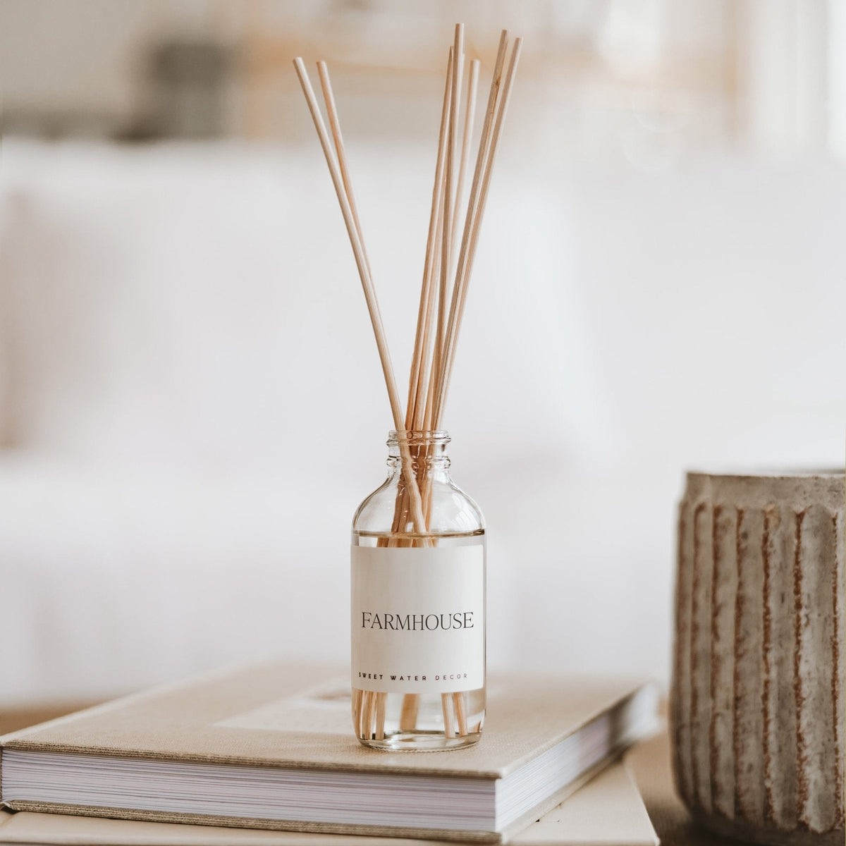 Farmhouse Clear Reed Diffuser - Sweet Water Decor, view 2