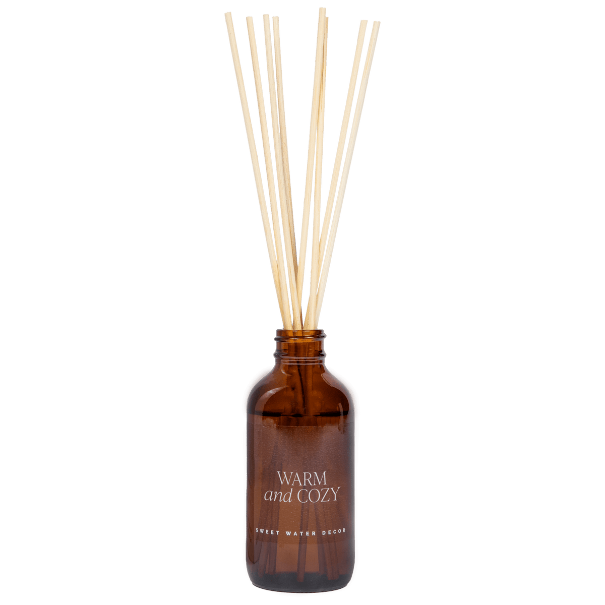 Warm and Cozy Amber Reed Diffuser - Sweet Water Decor, view 10