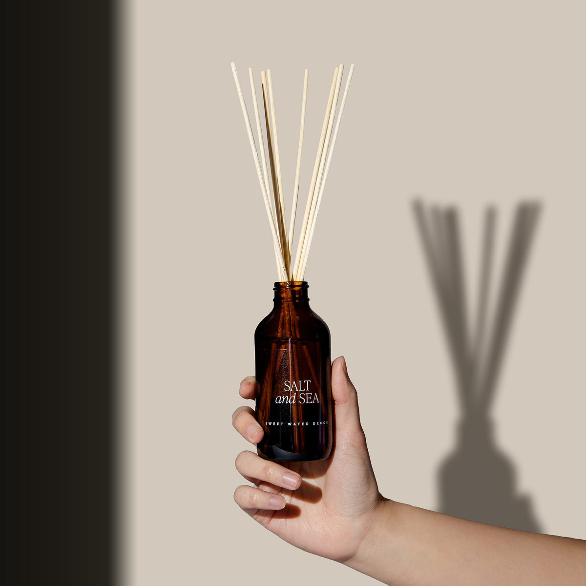 Salt and Sea Amber Reed Diffuser - Sweet Water Decor, view 2