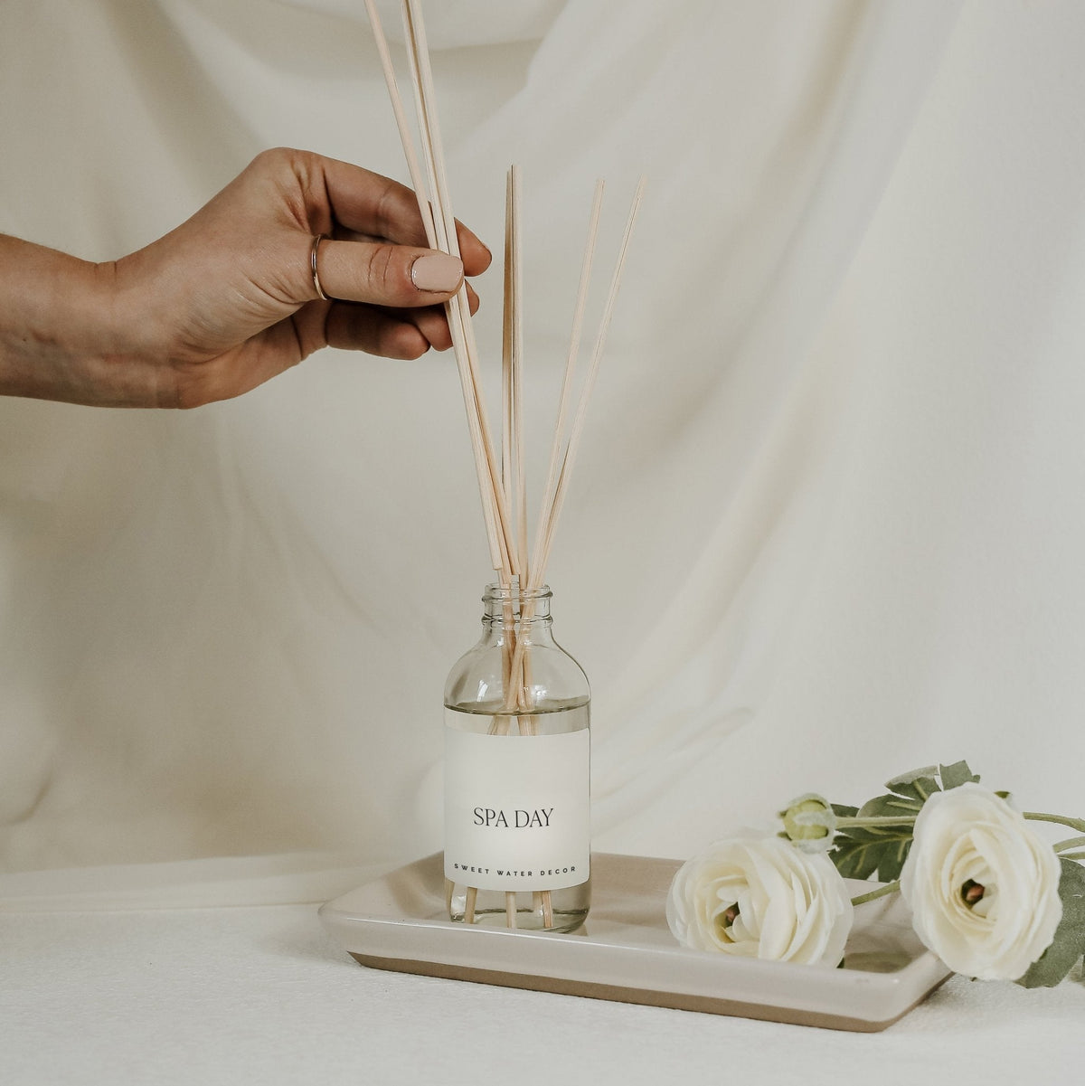Spa Day Clear Reed Diffuser - Sweet Water Decor, view 3