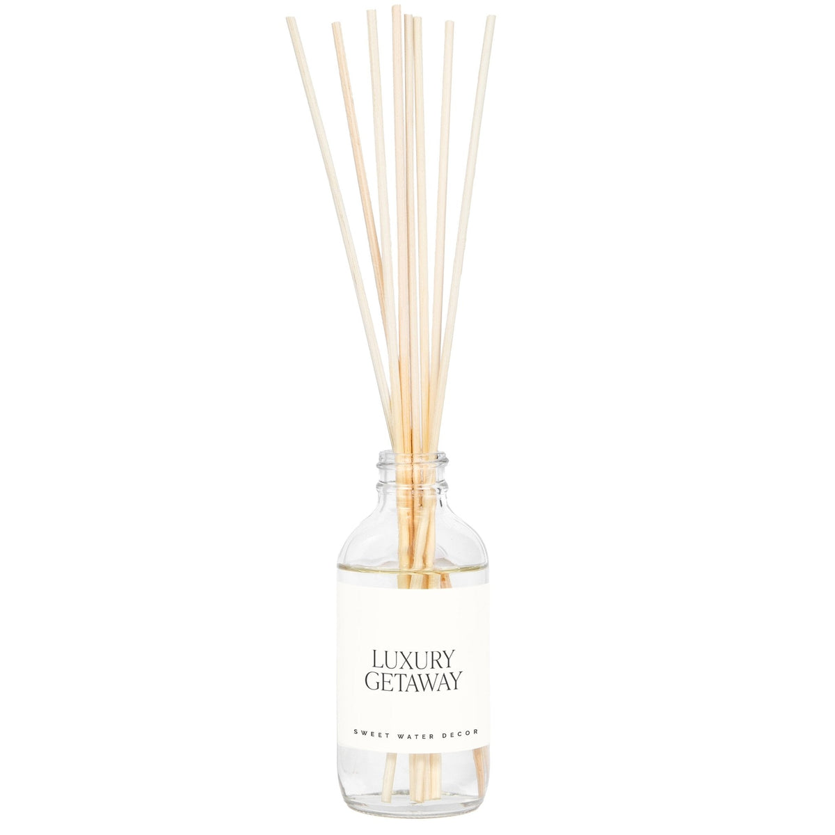 Luxury Getaway Clear Reed Diffuser - Sweet Water Decor, view 10