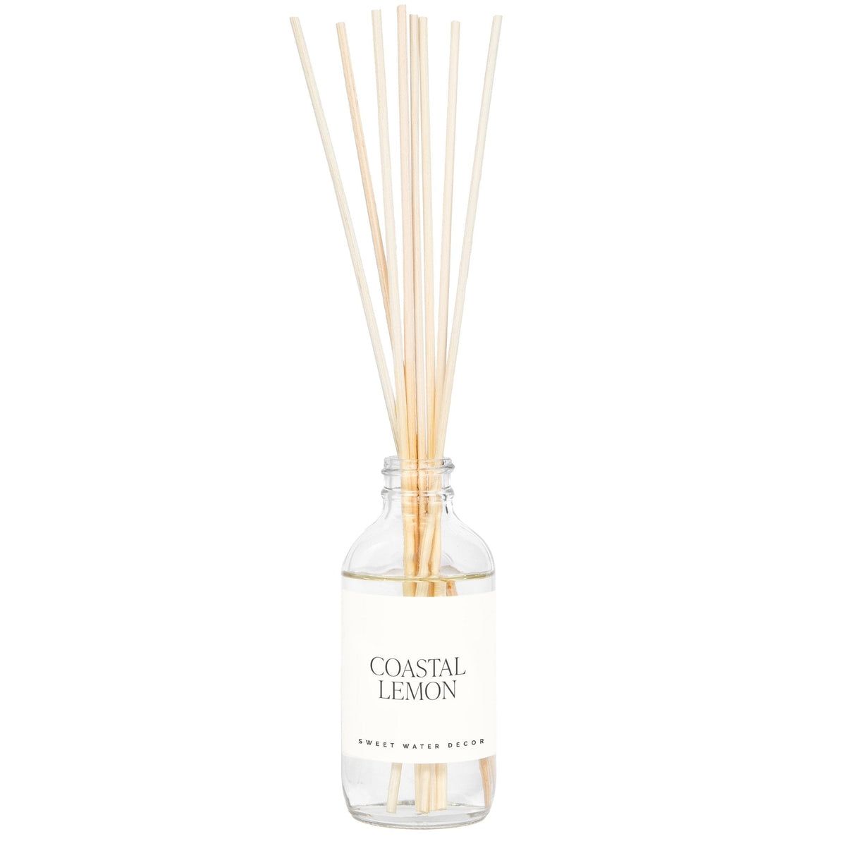 Coastal Lemon Clear Reed Diffuser - Sweet Water Decor, view 11