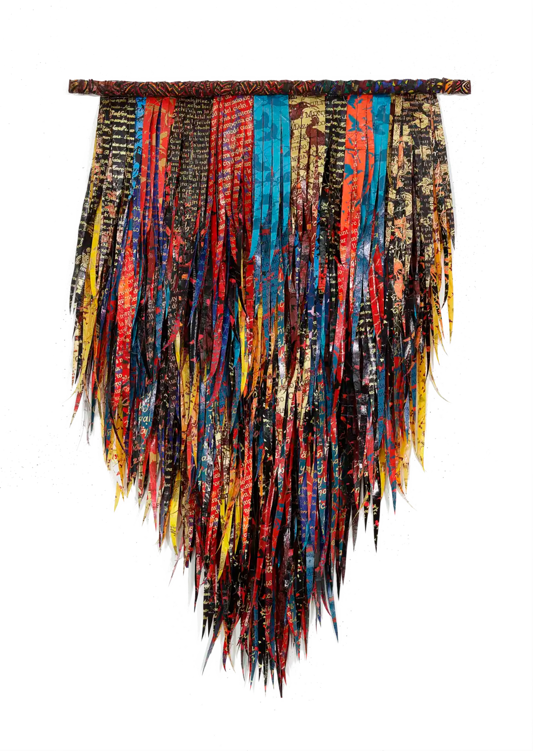 Rainbow Feather Triangle 1