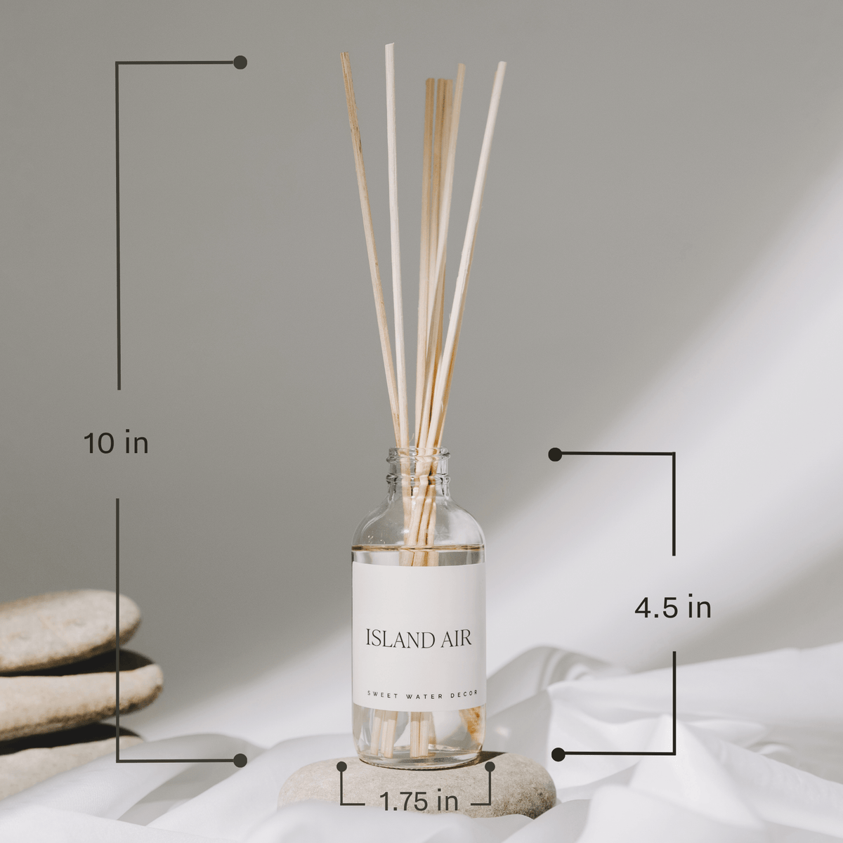 Warm and Cozy Clear Reed Diffuser - Sweet Water Decor, view 8