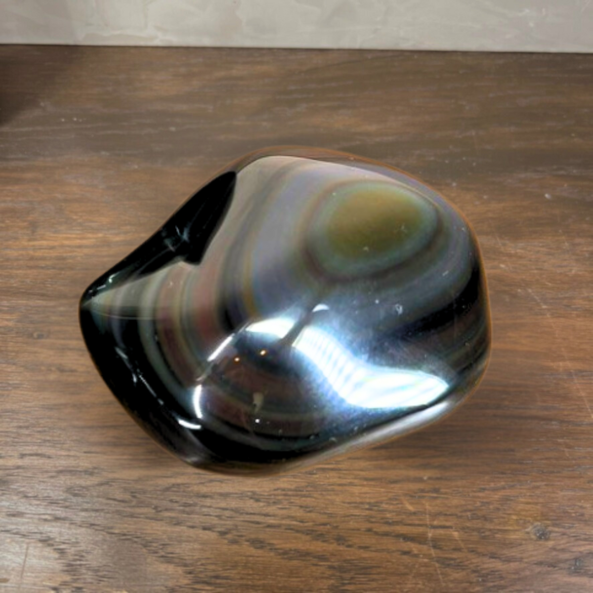 Rainbow Obsidian Palm Stones - Source by Studio Skara, view 6
