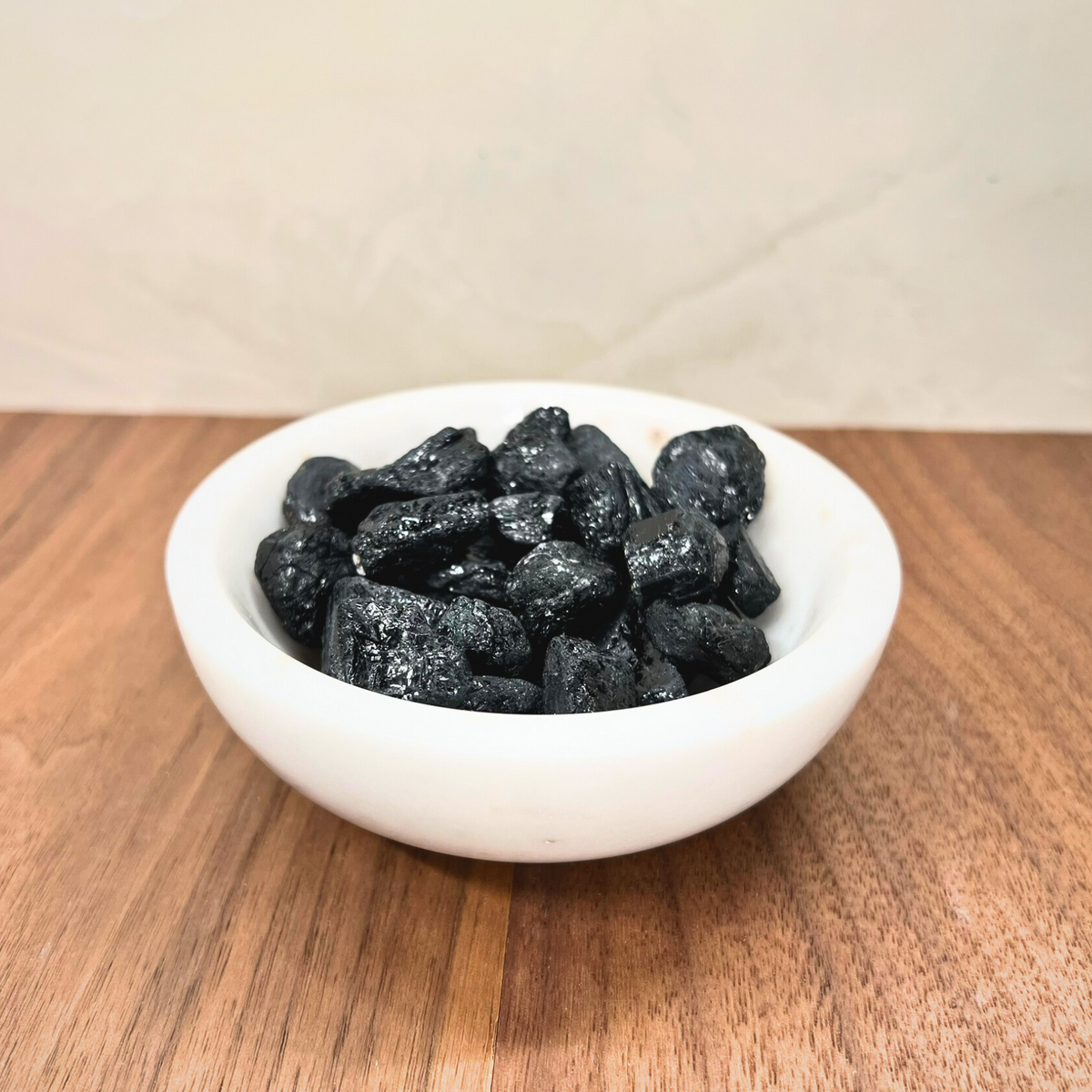 Raw Tumbled Black Tourmaline - Source by Studio Skara, view 3