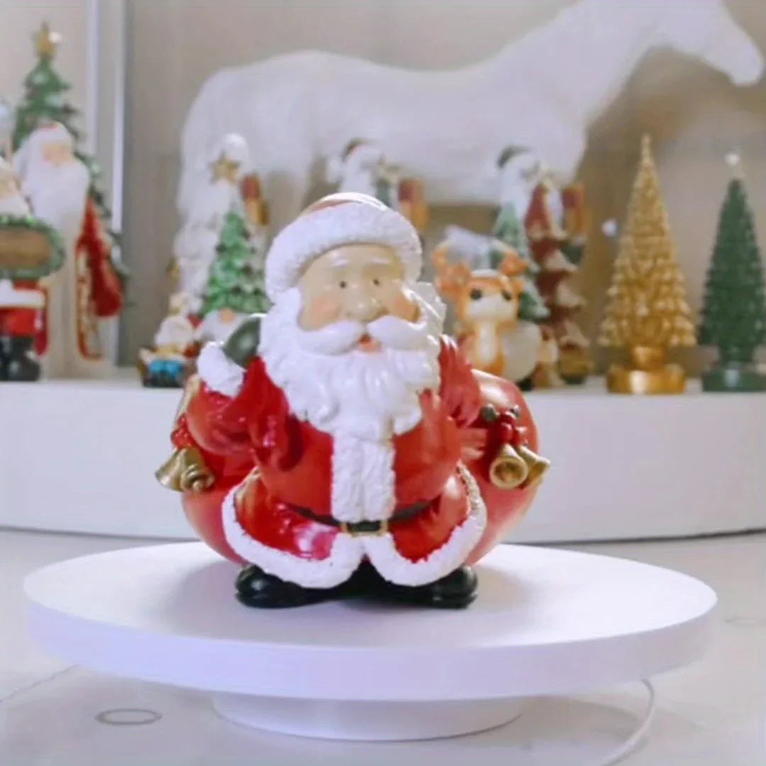 Resin Santa Claus Figurine - Versatile Christmas Home Decoration