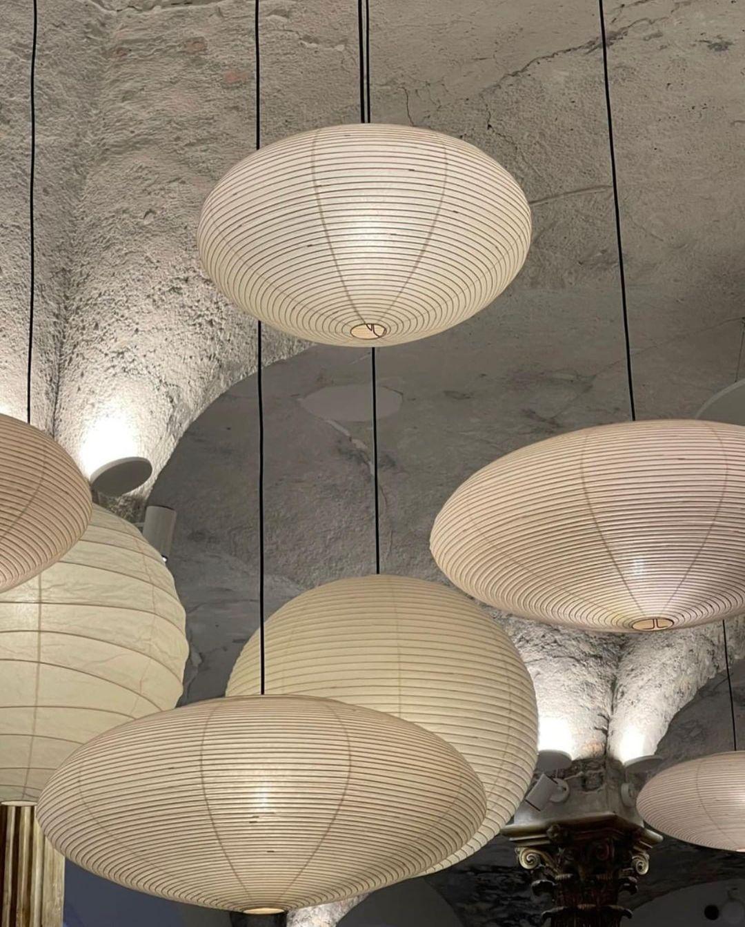 Akari Oval Pendant Swag Light 19.7"