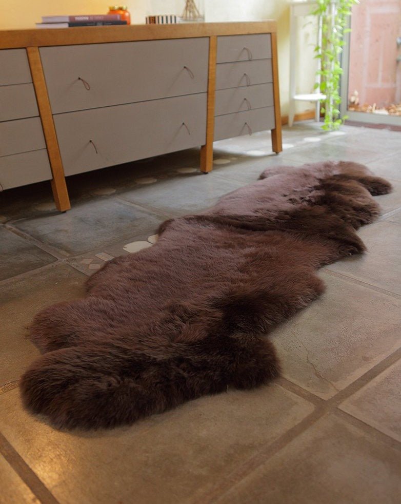 Sheepskin Runner Rug - Homelosophy, view 2
