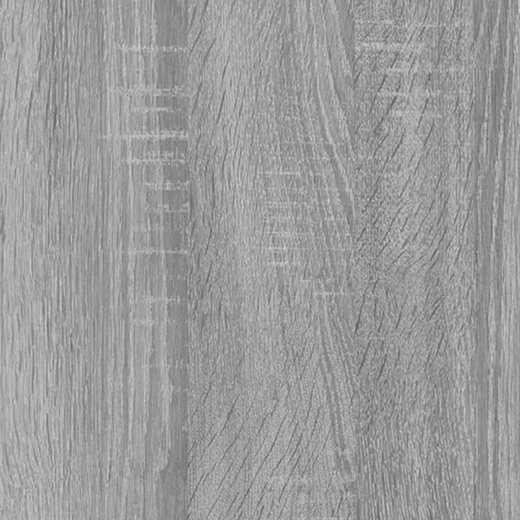 Shoe Cabinet - Vertical Wood Grey 3 Shelf