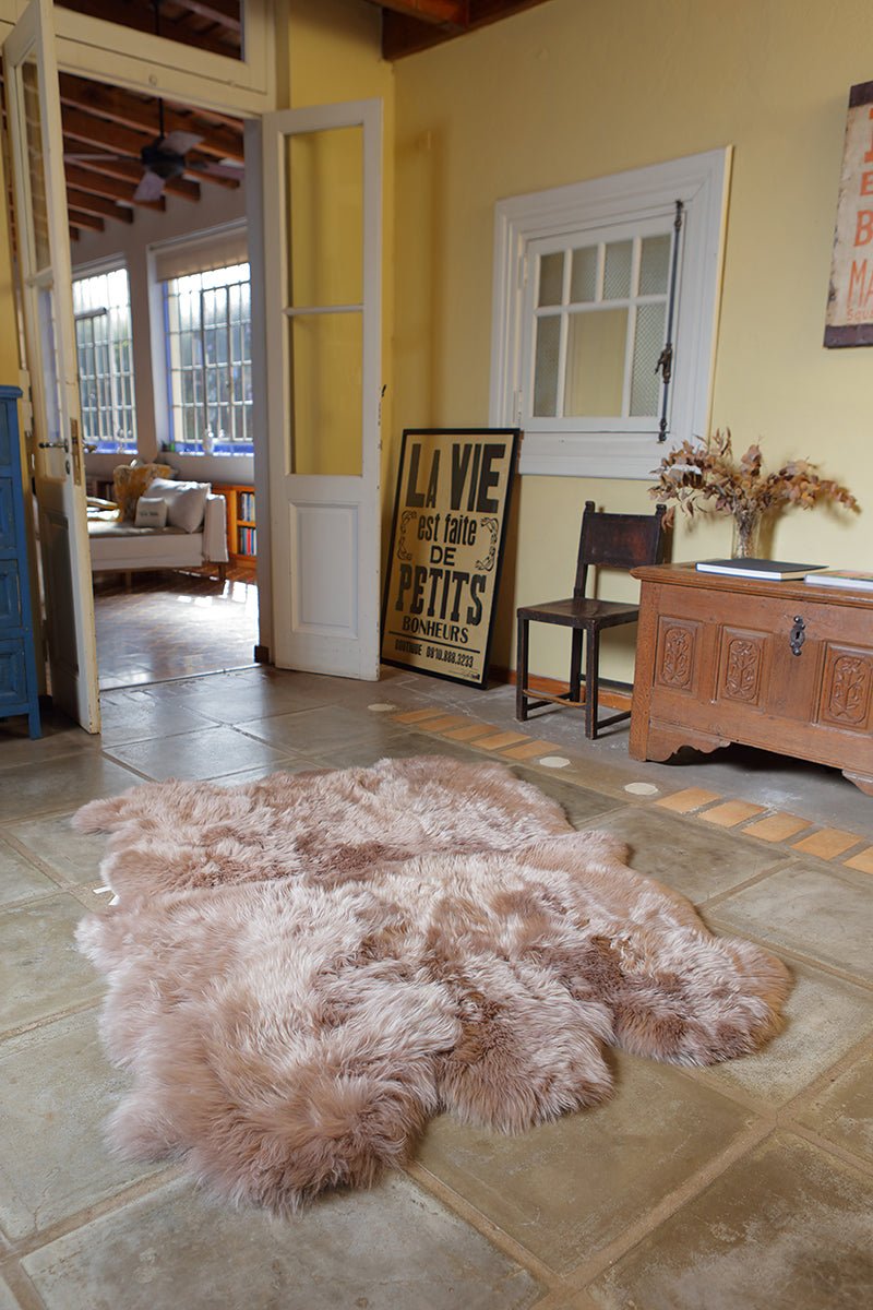 Six Piece Sheepskin Area Rug - Homelosophy, view 15