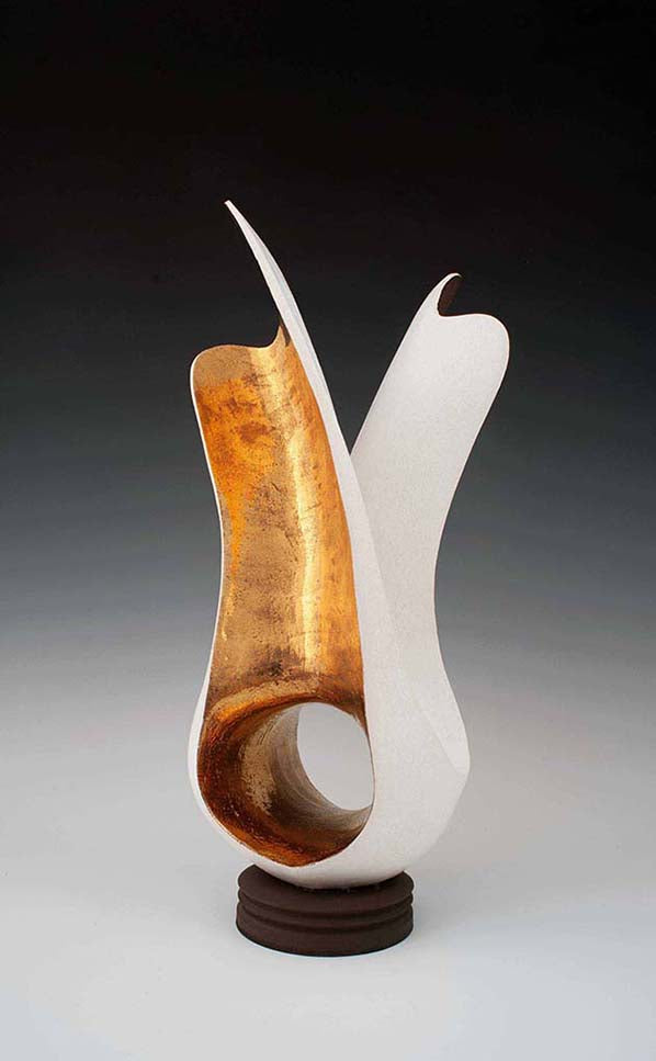 Solar Plexus White Gold Sculpture image