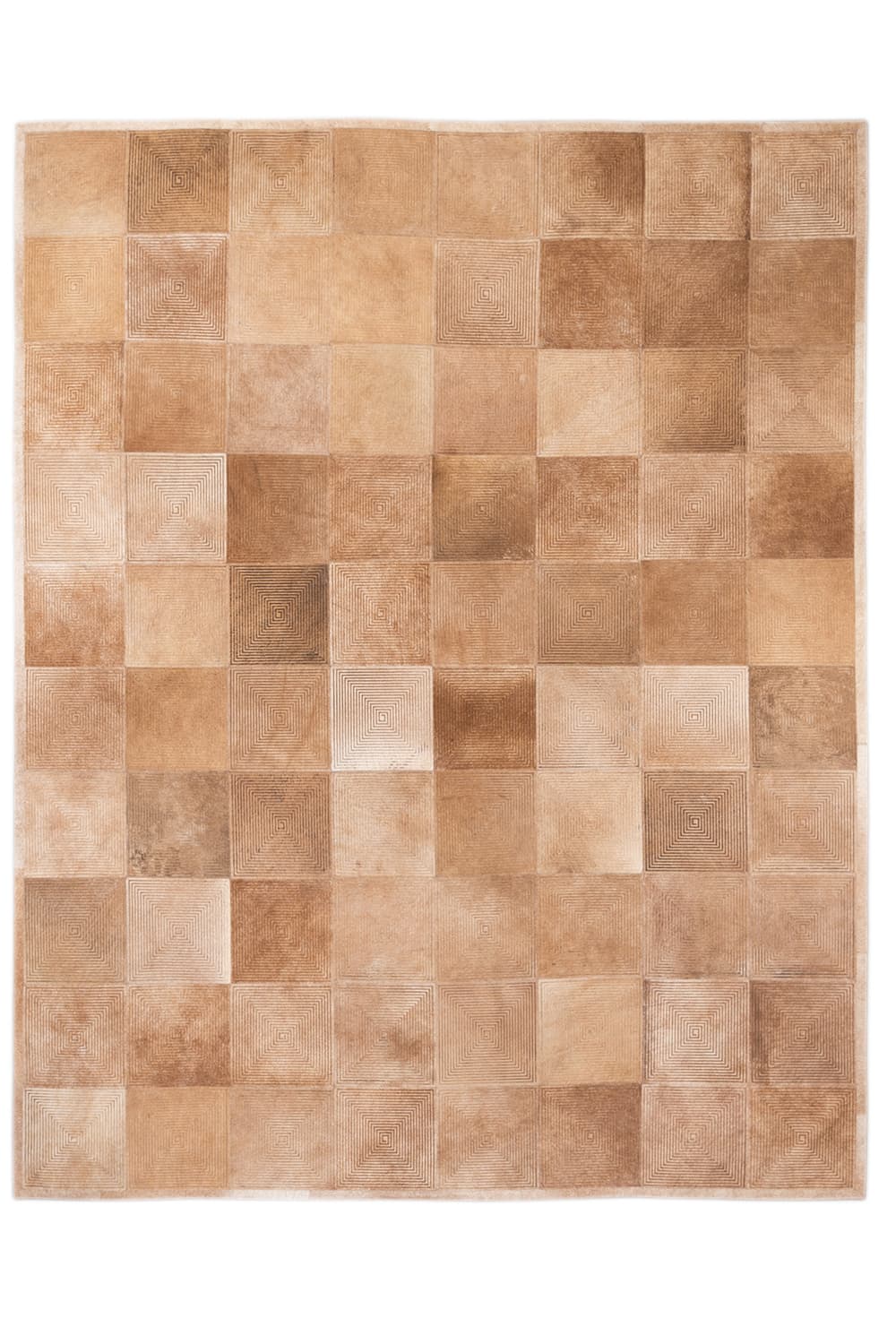 SPIRAL - Lasered Cowhide Rug - Homelosophy, view 2