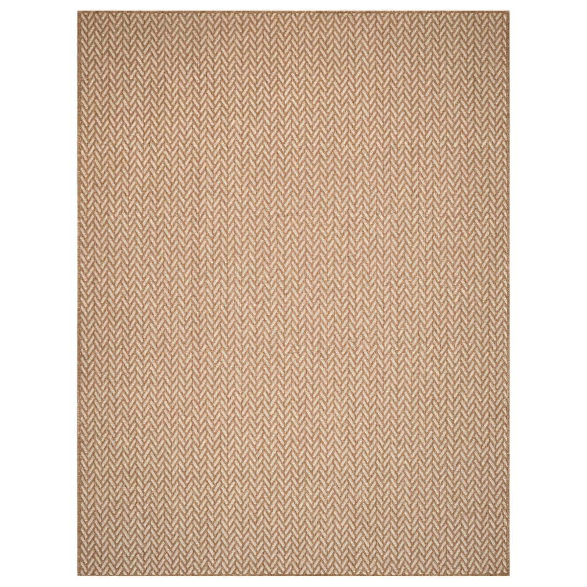 East Green Haussmann Chevron Outdoor Area Rug