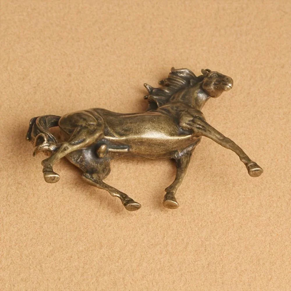 Stallion Statue - Majestic Bronze Miniature