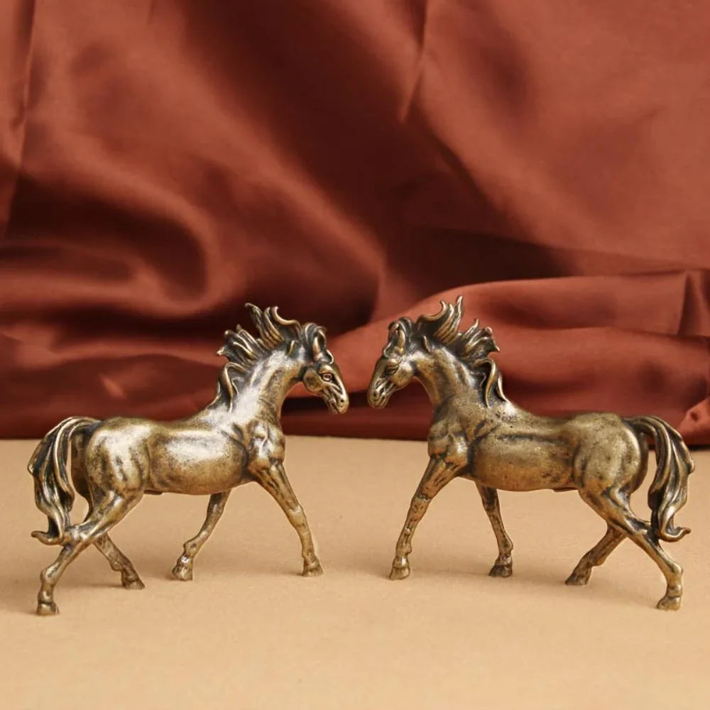 Stallion Statue - Majestic Bronze Miniature
