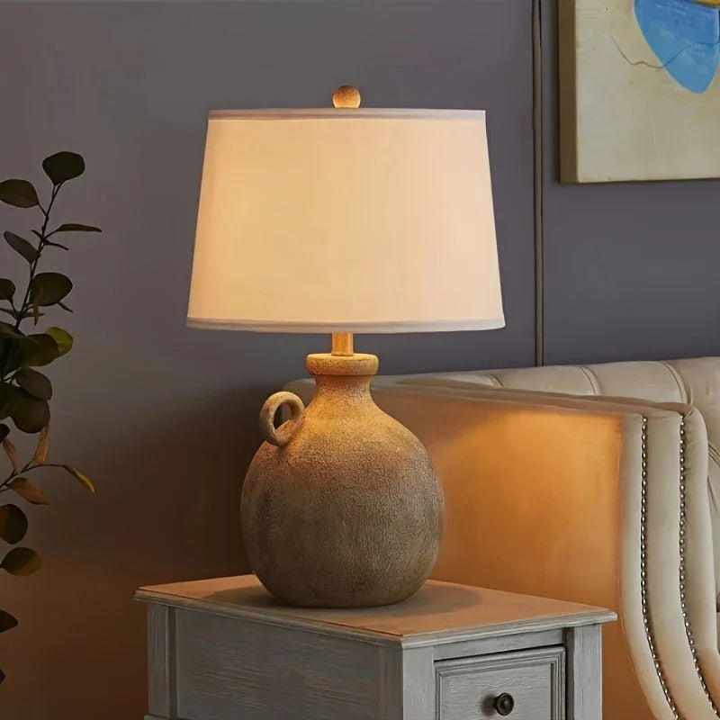 Table Lamp - 3-Way Dimmable White