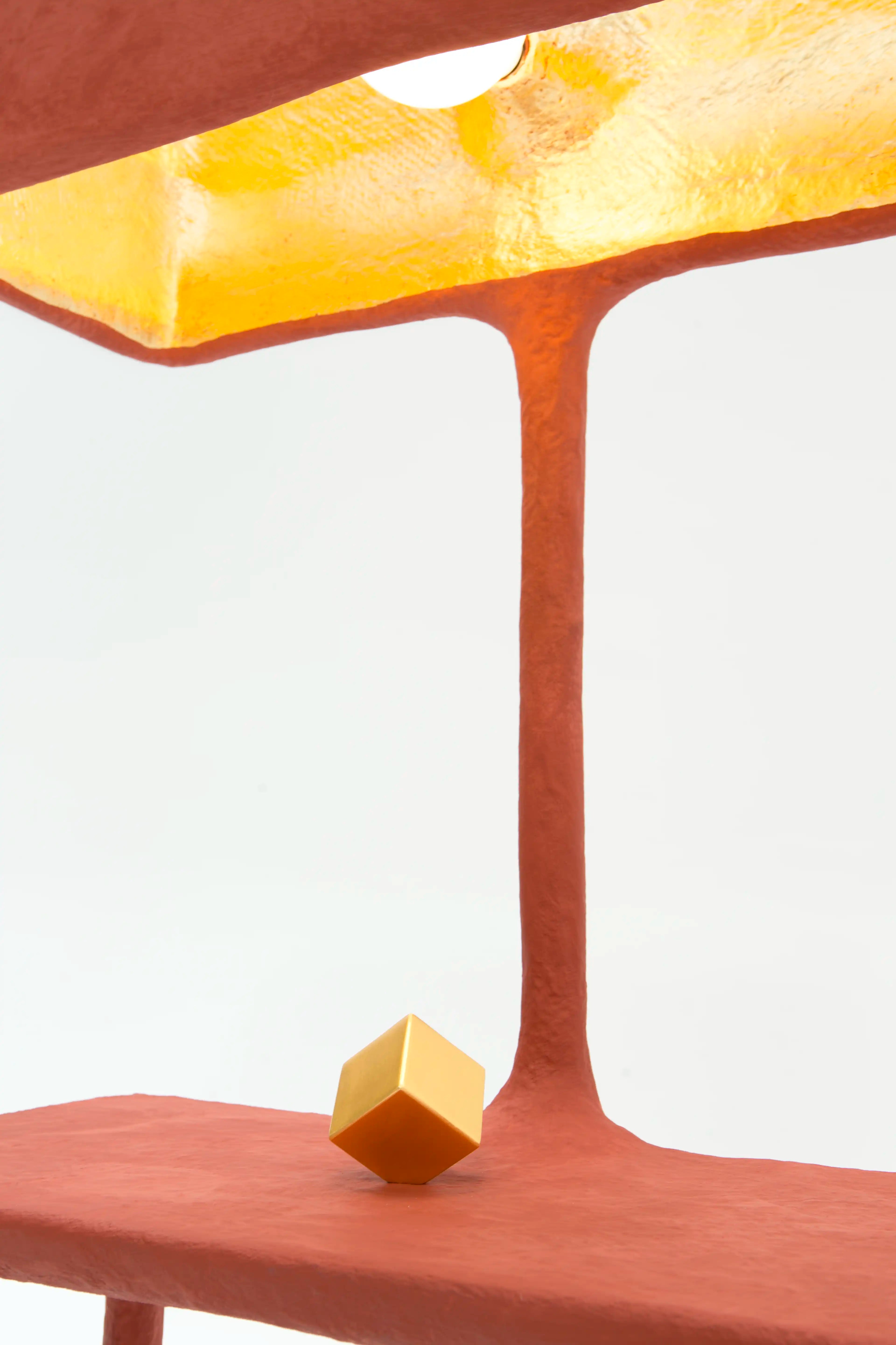 Maximalist Red Floor Lamp - IC-6 by Studio Josha