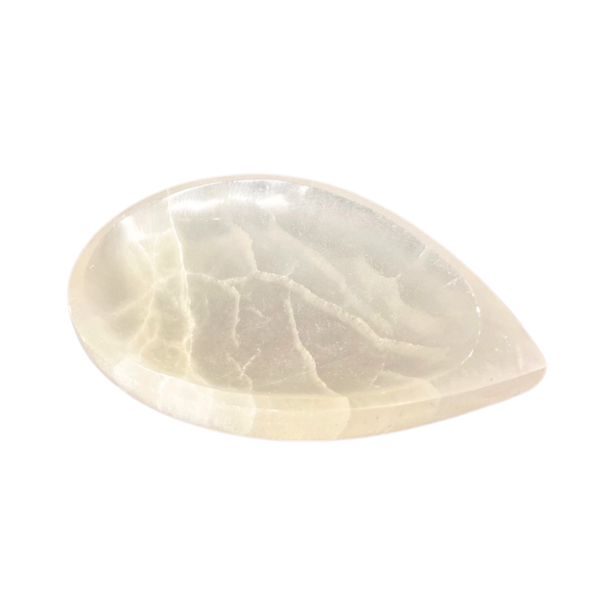 Teardrop Selenite Bowl - Source by Studio Skara