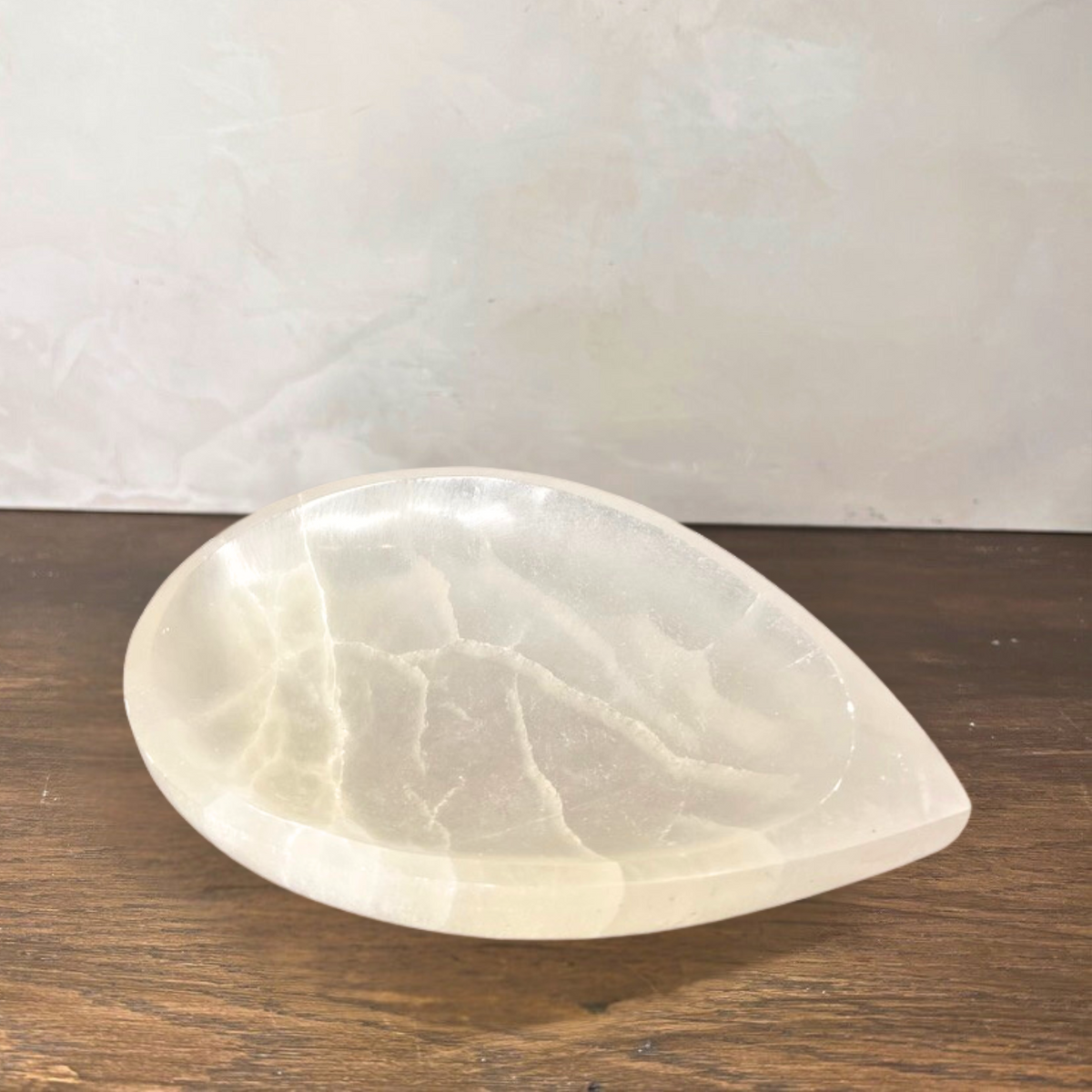 Teardrop Selenite Bowl - Source by Studio Skara, view 4