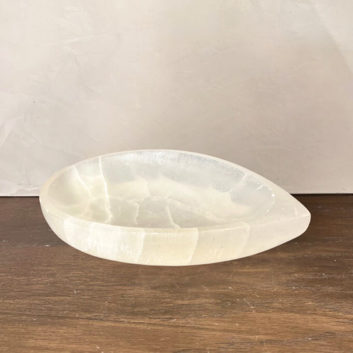 Teardrop Selenite Bowl - Source by Studio Skara, view 2