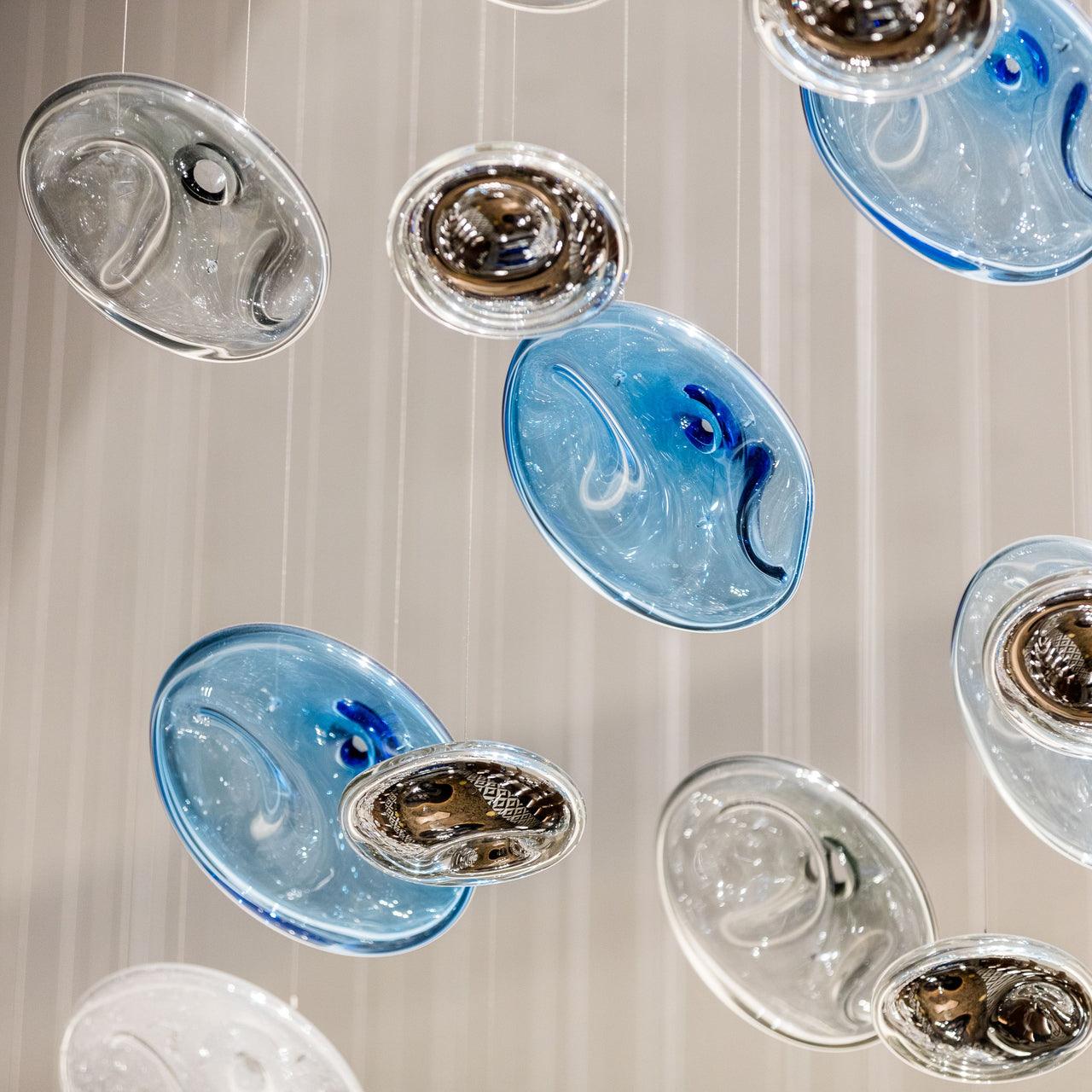 DIY Flying Wave Chandelier