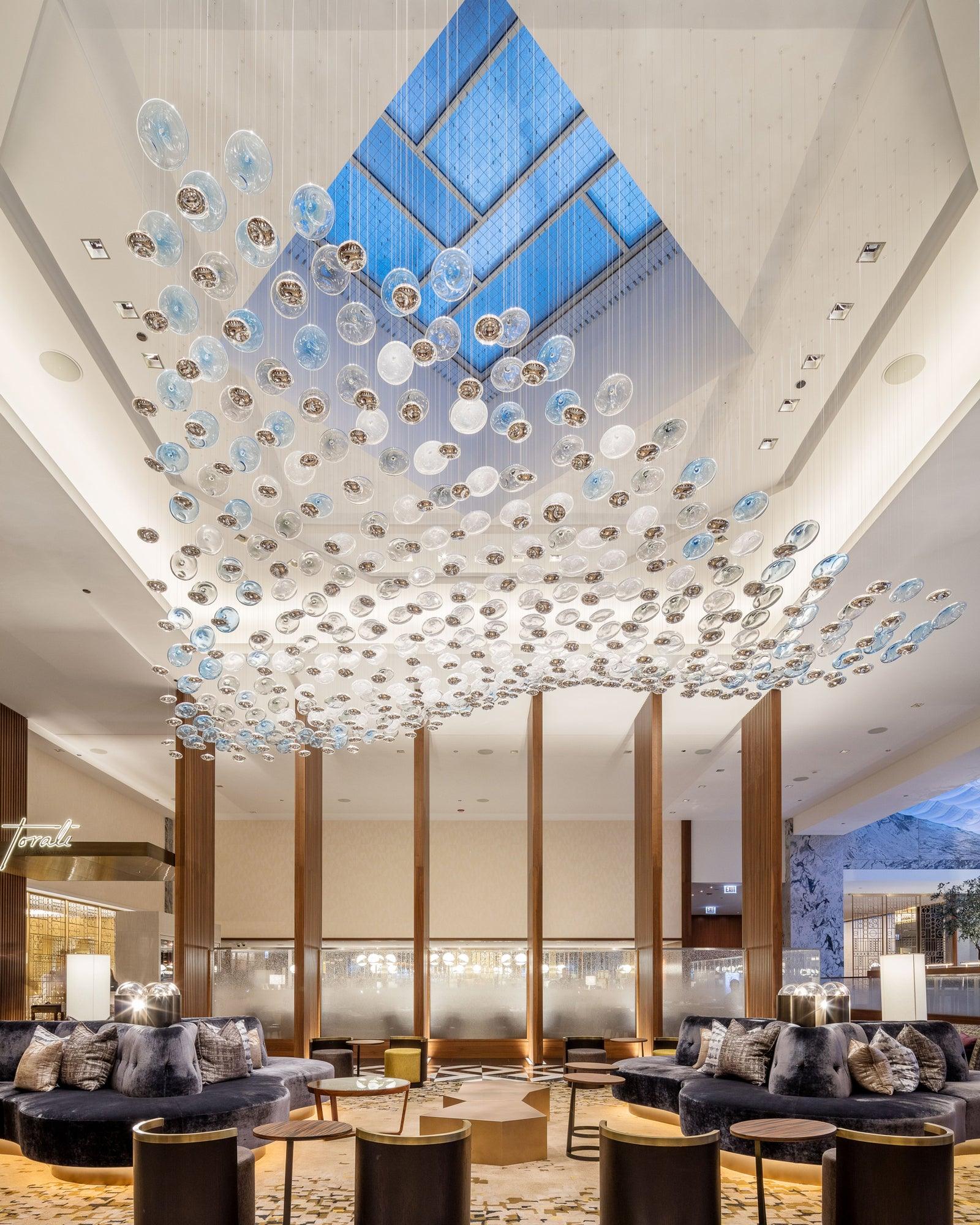 DIY Flying Wave Chandelier