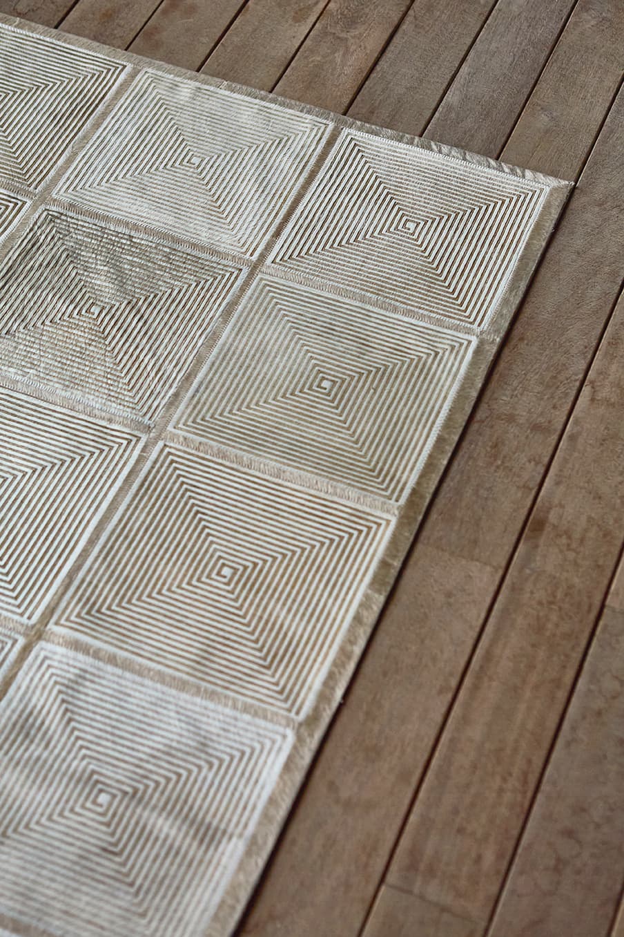 THEO LASERED - Natural Cowhide Rug - Homelosophy, view 7