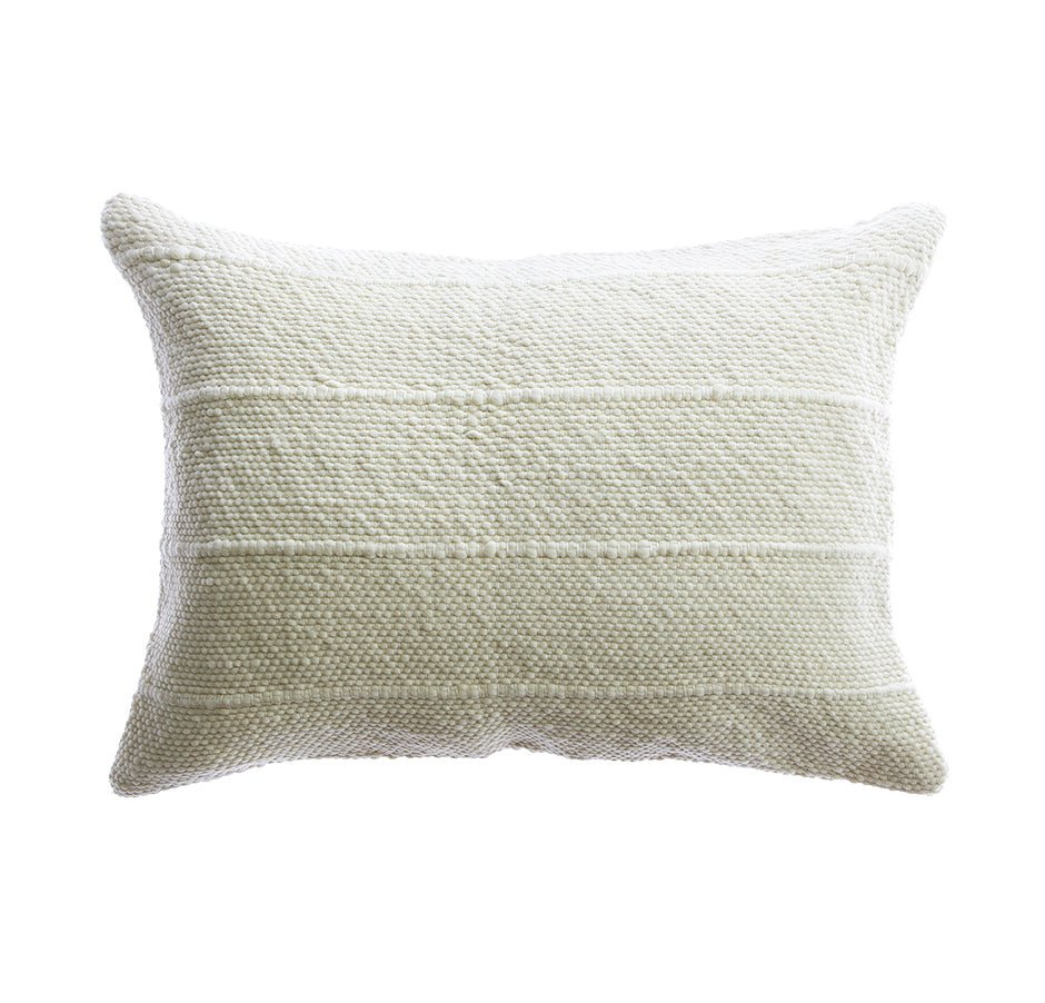 Tinny Stripes Wool Lumbar Pillow - Homelosophy