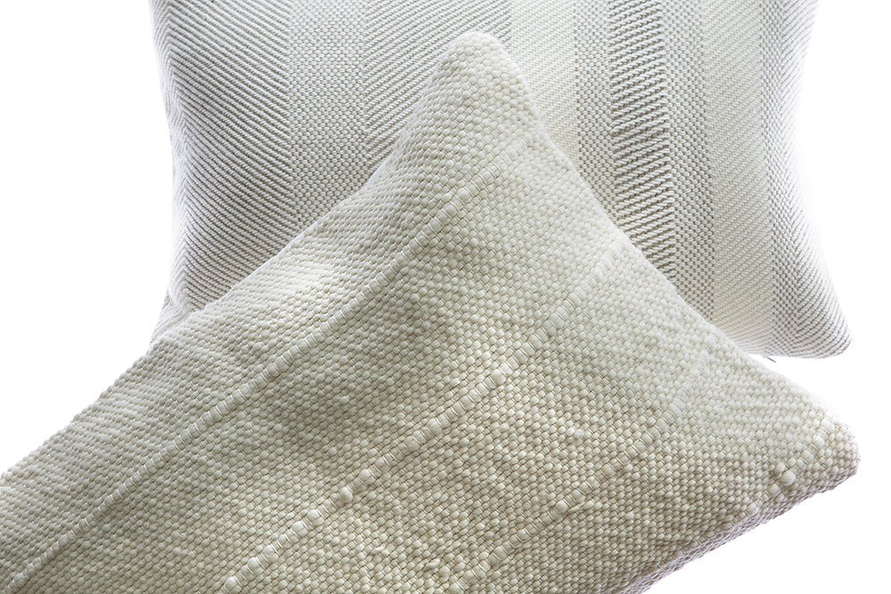 Tinny Stripes Wool Lumbar Pillow - Homelosophy, view 3