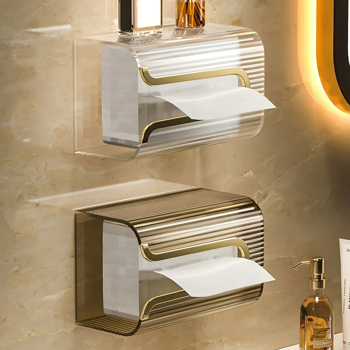 Tissue Holder - Square Metal