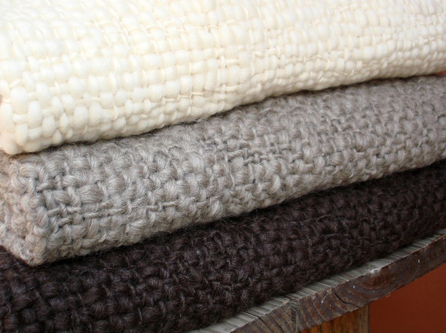 Flame Chunky Wool Blanket - Homelosophy, view 11