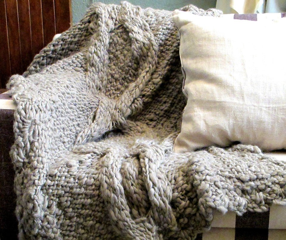 Penelope Grey Throw - Homelosophy