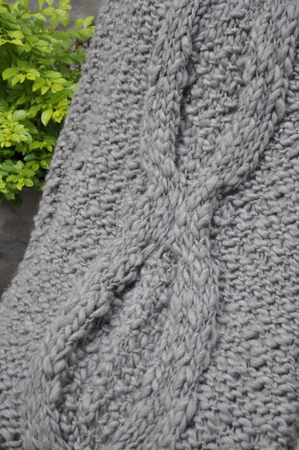 Penelope Grey Throw - Homelosophy, view 2