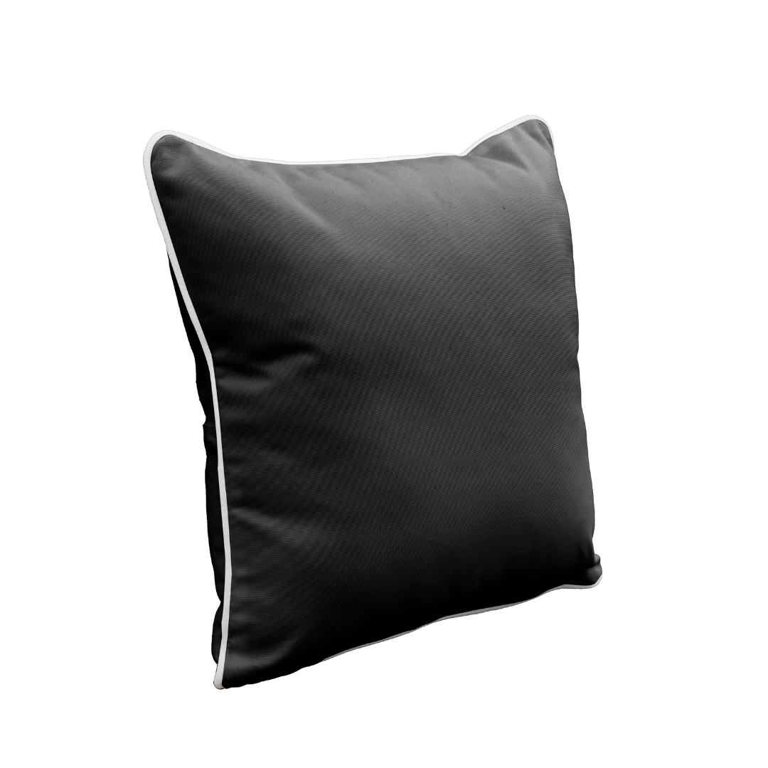 East Green Outdoor 18x18 Accent Pillow with Contrasted Piping