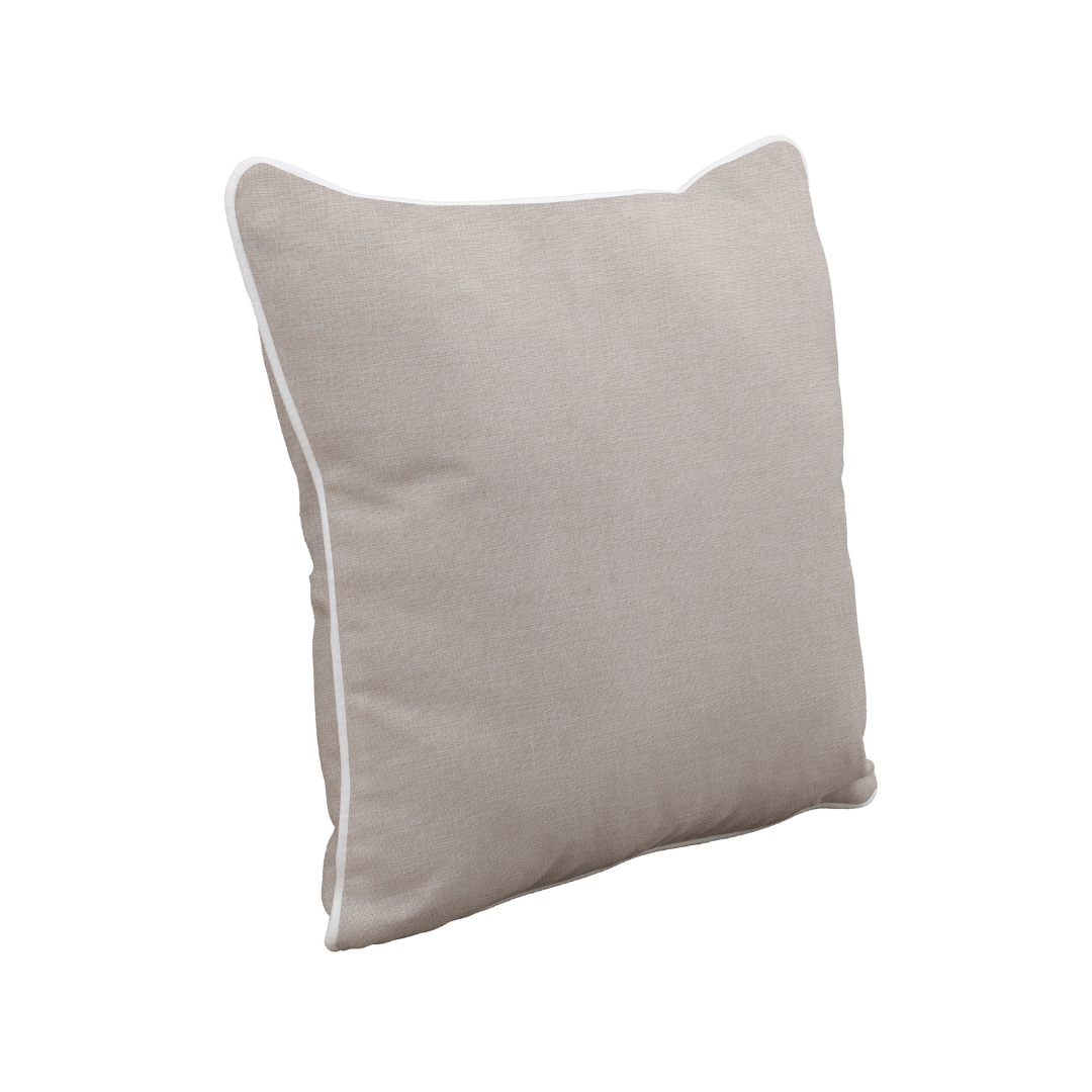 East Green Outdoor 18x18 Accent Pillow with Contrasted Piping